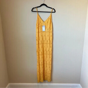NWT Zara sheer lace maxi dress